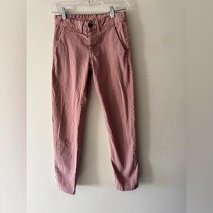Denim & Co. 28 x 30 Salmon Pink Slim Pants
